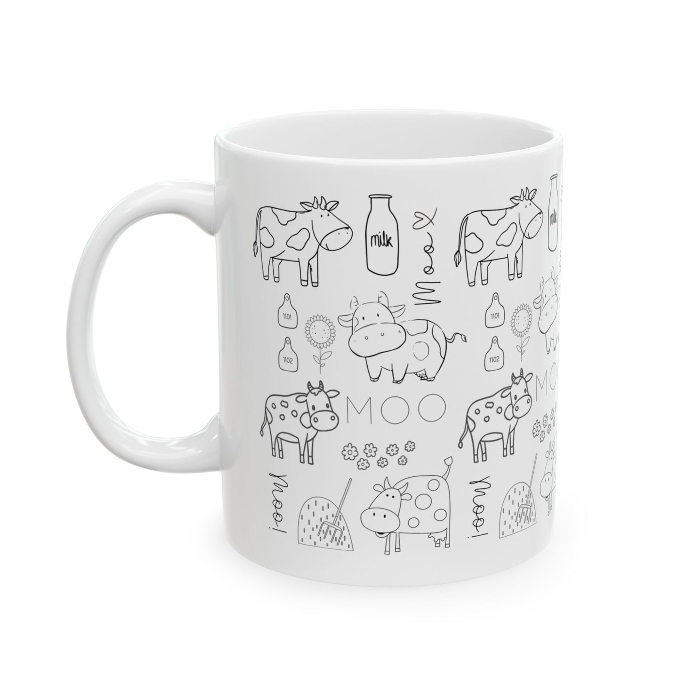 Cow Mug, 11oz