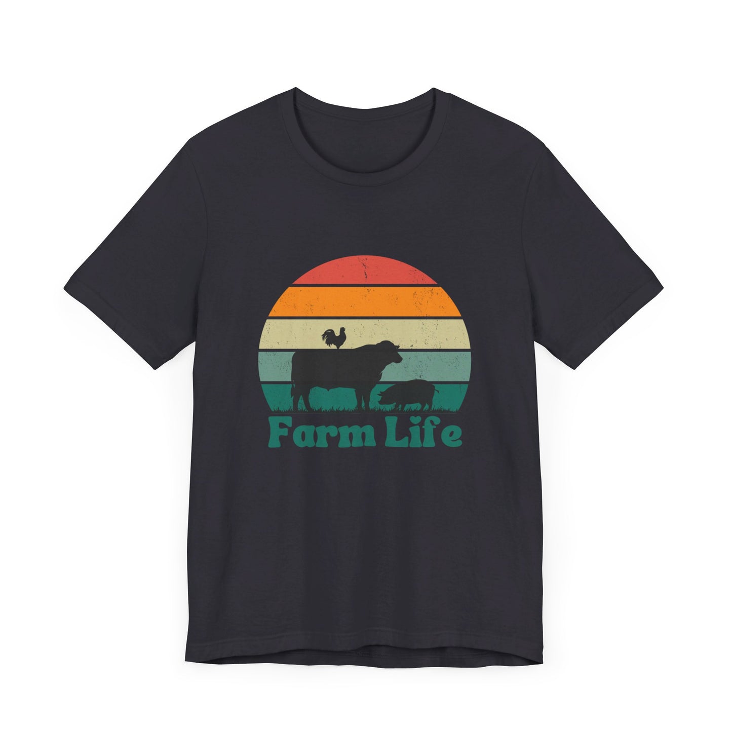 Farm Life Short Sleeve Retro Tee