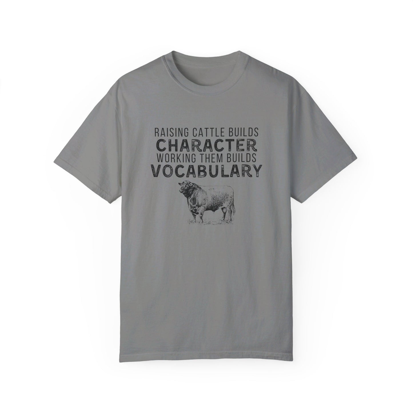 Men’s “Raising Cattle Builds Character” Shirt