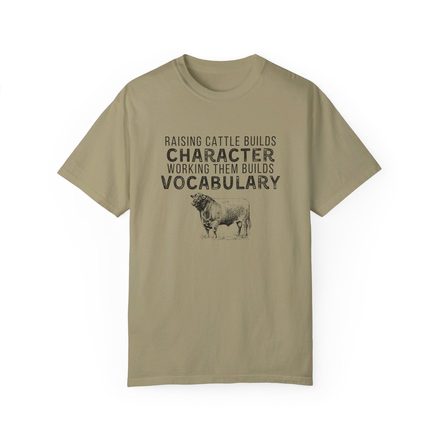 Men’s “Raising Cattle Builds Character” Shirt